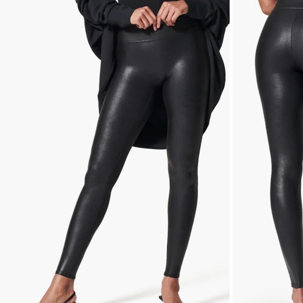 SPANX Faux Leather Leggings